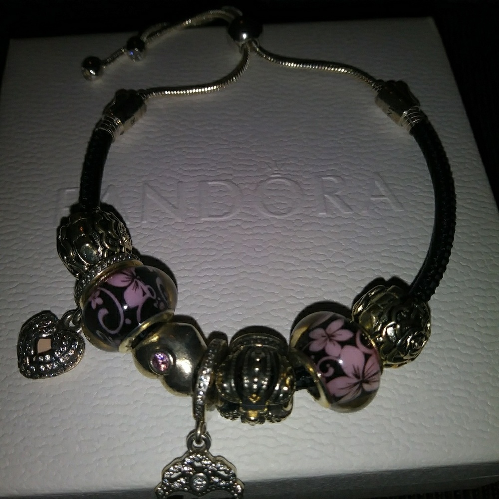 Pandora bracelet w/ charms